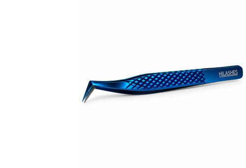 Pęseta do rzęs Cobalt Swan Nano Grip Hi-Lashes