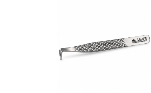 Pęseta do rzęs Silver Grip 90 Swan Hi-Lashes