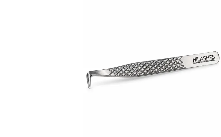 Pęseta do rzęs Silver Grip 90 Swan Hi-Lashes