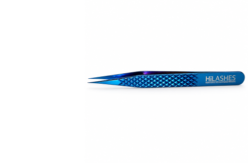 Pęseta do rzęs COBALT STRAIGHT GRIP – Hi-Lashes