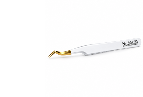 Pęseta do rzęs WHITE GOLD SPECIAL Volume