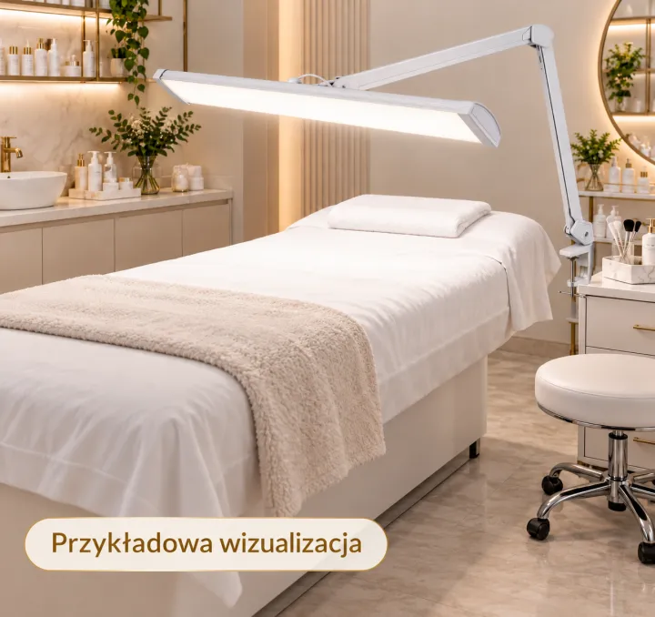 lampa kosmetyczna dla kosmetyczek dla stylistek rzęs